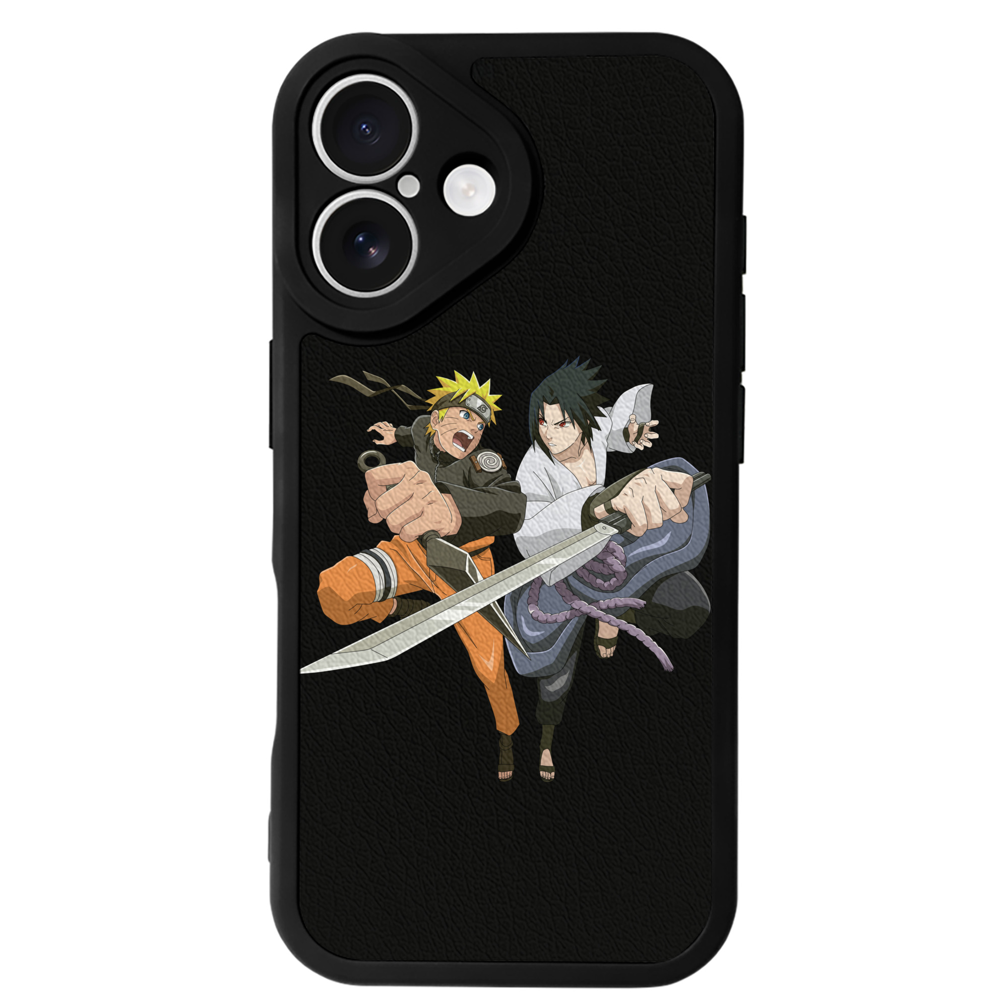 （画像用） NARUTO -ナルト- うずまき ナルト Uzumaki Naruto 【iPhone 16シリーズ対応】シリコンスマホケース（レザー調） 材質：シリコン
